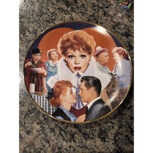 I Love Lucy 1992 Hamilton Collection Plate "Lucy" by Morgan Weistling